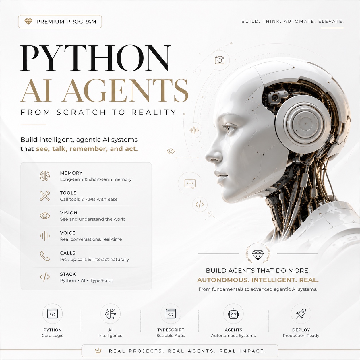 BUILD AGENTIC AI & AGENTS WITH PYTHON cover