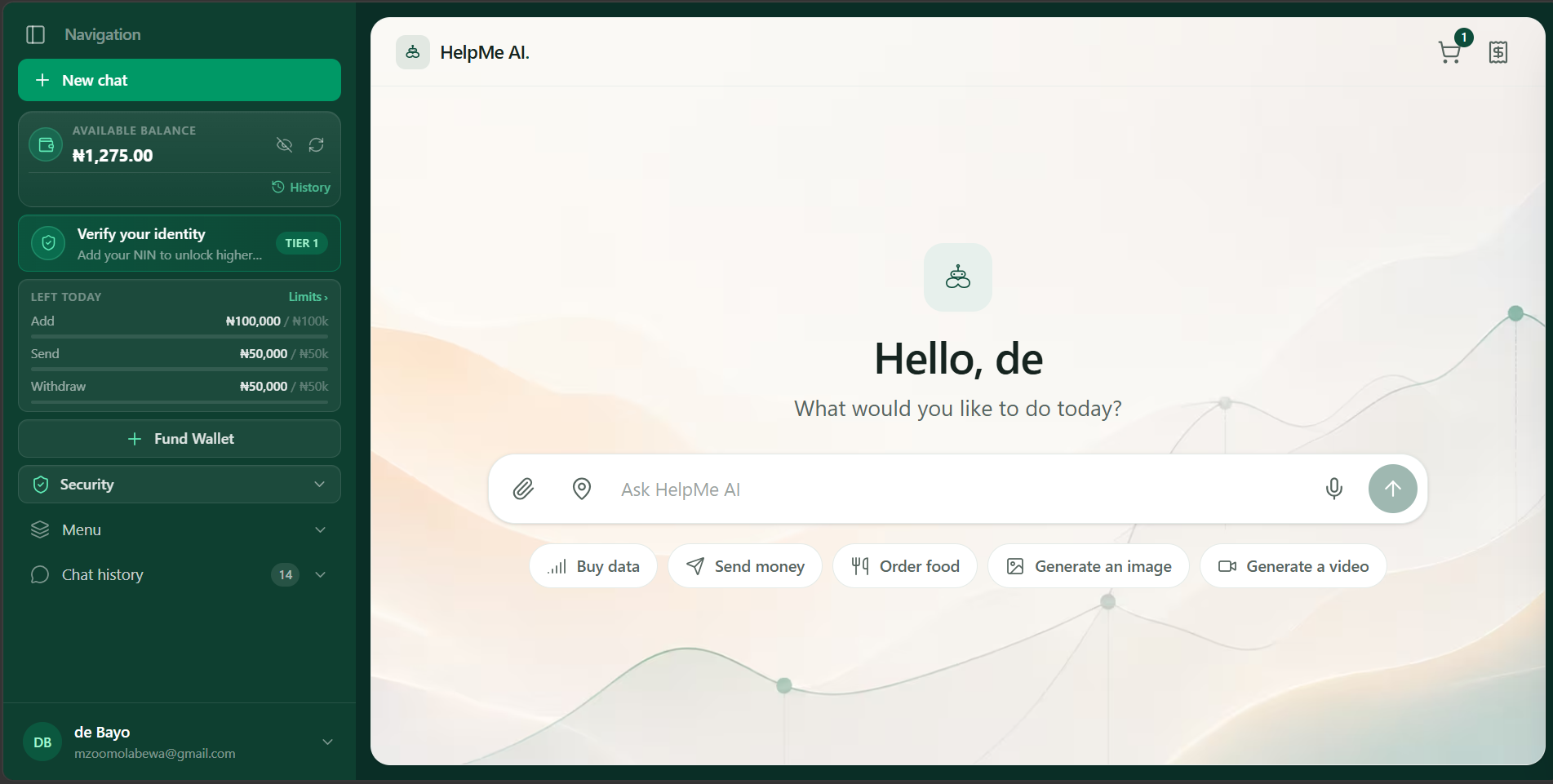 Helpme Ai preview